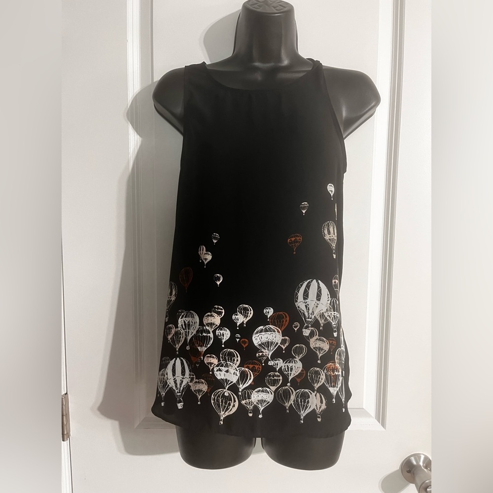 Apt 9 Tank Top with Hot Air Balloons (S)